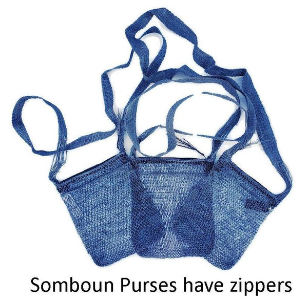 Somboun Purses have zippers